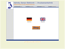 Tablet Screenshot of drucksensorik.de